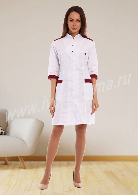 Халат медицинский женский арт. М-20-166-ТС