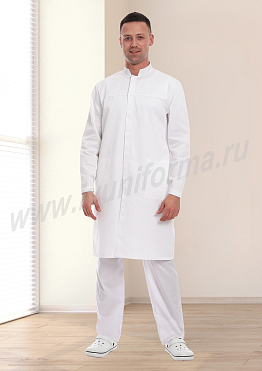 Халат мужской арт. ПЩ-20-01-ТВ (ХАССП)