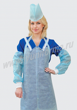 Нарукавники одноразовые на манжетах унисекс